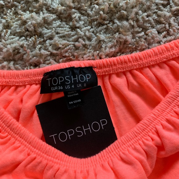 Topshop off the shoulder top size:4 🧡 brand new! - Picture 5 of 12